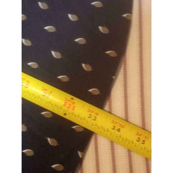 Perry Ellis Stretch Men's 5X Blue Floral Print Button Up Long Sleeve Shirt - Picture 13 of 13